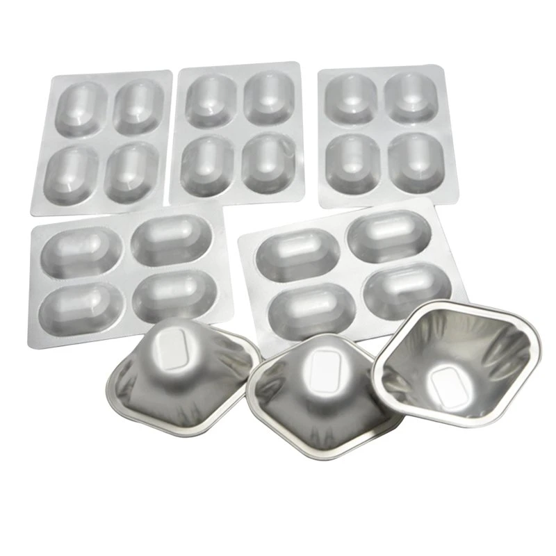 Pill Blister Packaging Cold Forming Alu Alu Foil for Drug Useprinted Foil Rolls Blister Foil Blister Foil Pack Cold Stamping Pharma Aluminum Foil Blister Pack