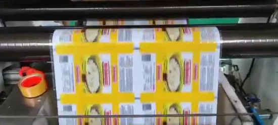 Material laminado Bolsita de alimentos Envasado de película en rollo de plástico